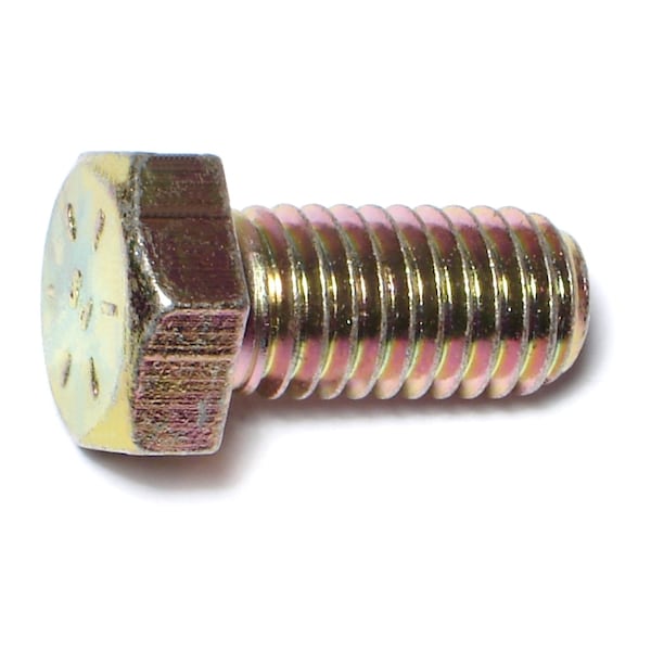Midwest Fastener Grade 8, 1/2"-13 Hex Head Cap Screw, Zinc Yellow Steel, 1 in L, 4 PK 62922 - main